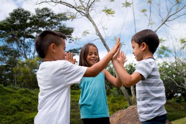 Kids engaging in a clapping game as away of learning Patterns and Sequences