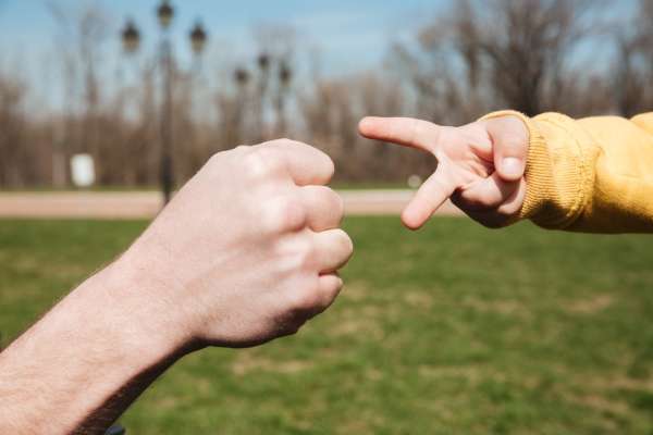 A fun game of "Rock, Paper, Scissors. to understand the probability concepts