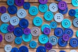 colorful buttons of different sizes and color to teach sorting and classifying concepts